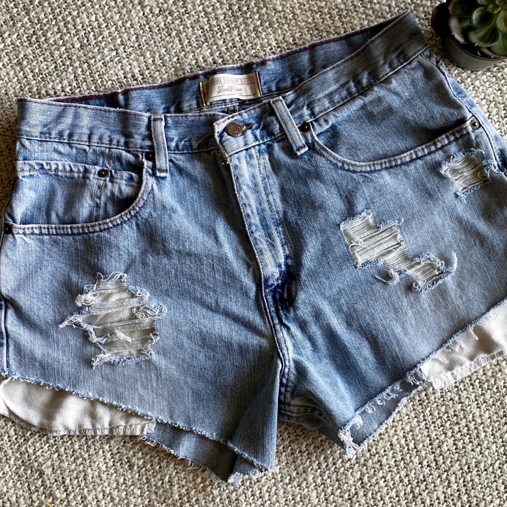 Vintage Levi Distressed Shorts